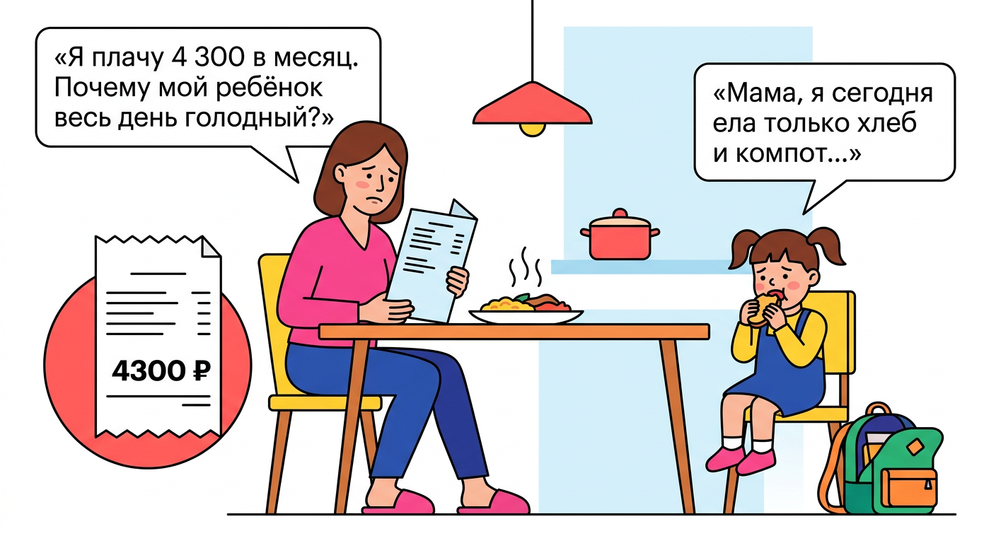 Ребёнку 4 года, в садике дают селёдку с луком, манку и гороховый суп — она не ест. Воспитатель: "Она у вас слишком капризная"
